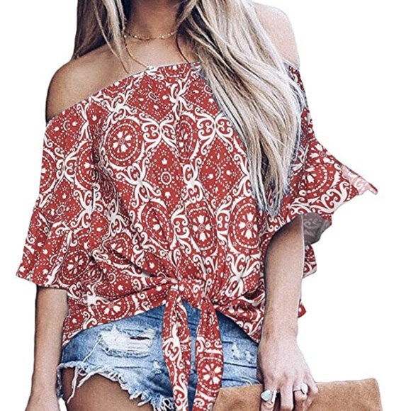 BOHO Bride Soft Off Shoulder Style Top S-XL - Picture 4 of 4